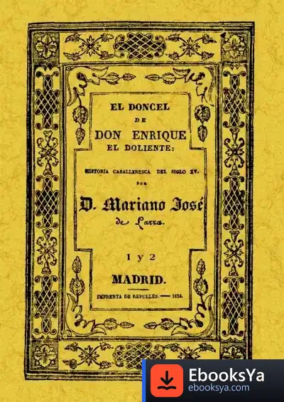 Descargar El Doncel De Don Enrique El Doliente (Obra Completa)