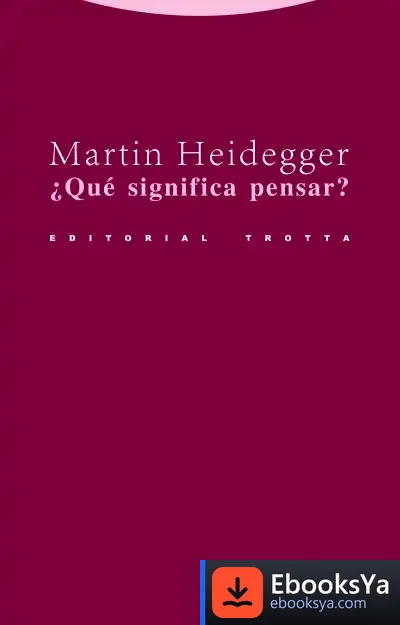 Descargar ¿Qué Significa Pensar?
