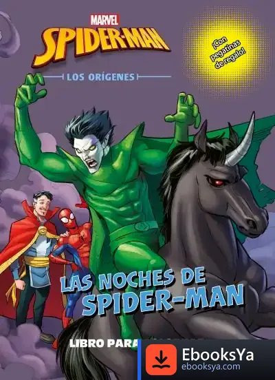 Descargar Spider-Man. Los Orígenes. Las Noches De Spider-Man. Libro Para Colorear de Marvel