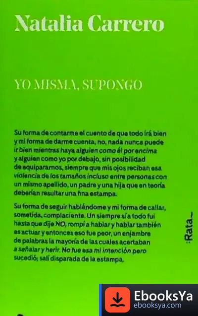 Descargar Yo Misma, Supongo