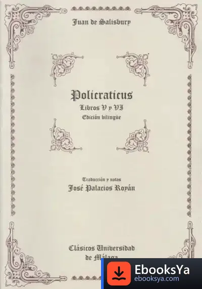 Descargar Policraticus de Obispo de Chartres John Of Salisbury