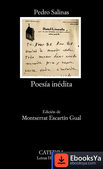 Descargar Poesía Inédita de Pedro Salinas
