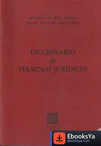 Descargar Diccionario De Términos Jurídicos