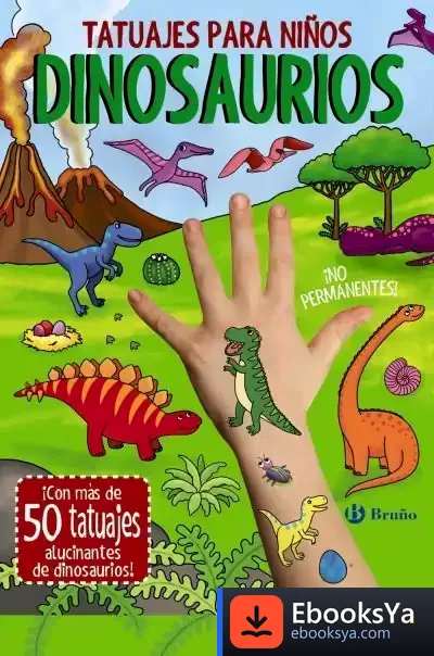 Descargar Tatuajes Para Niños. Dinosaurios de Roberto Vivero Rodríguez