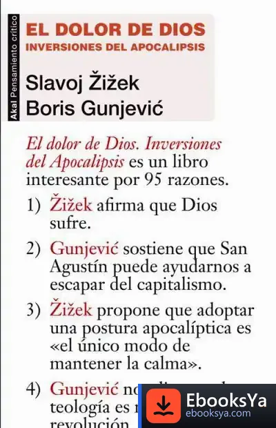 Descargar Dolor De Dios,El de Slavoj Zizek