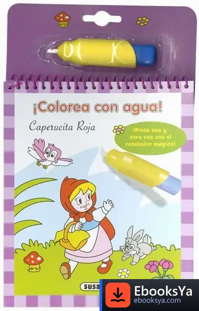 Descargar Colorea Con Agua. Caperucita Roja