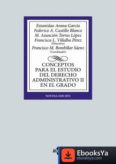 Descargar Conceptos Para El Estudio Del Derecho Administrativo Ii En El Grado de Varios Autores