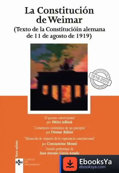 Descargar La Constitución De Weimar