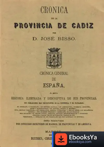 Descargar Crónica De La Provincia De Cádiz de Vicente Millán Torres
