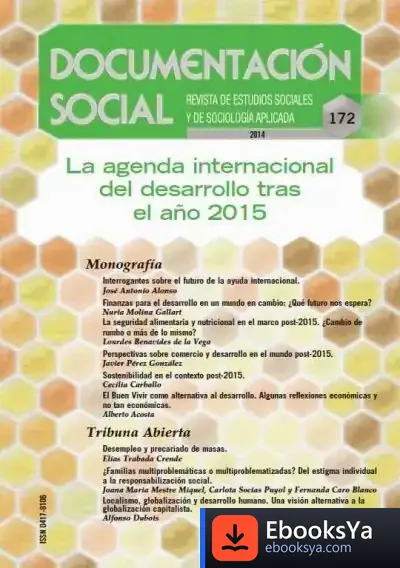 Descargar La Agenda Internacional Del Desarrollo Tras El Año 2015 de María Carmen Bernal Creus