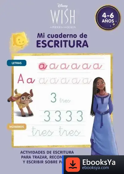 Descargar Disney Wish. Mi Cuaderno De Escritura de Walt Disney