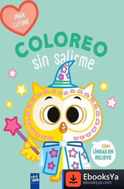 Descargar Coloreo Sin Salirme-Para Llevar. Búho de Yoyo