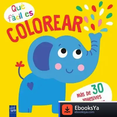 Descargar Que Facil Es Colorear. Elefante de Yoyo